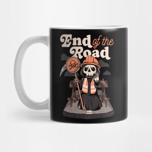 End of the Road  - Funny Skull Grim Reaper Gift Mug
